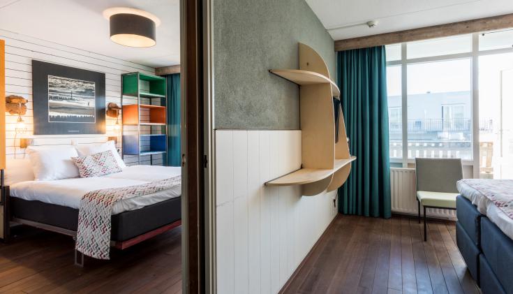 Hotelkamer voor een gezinsvakantie aan zee