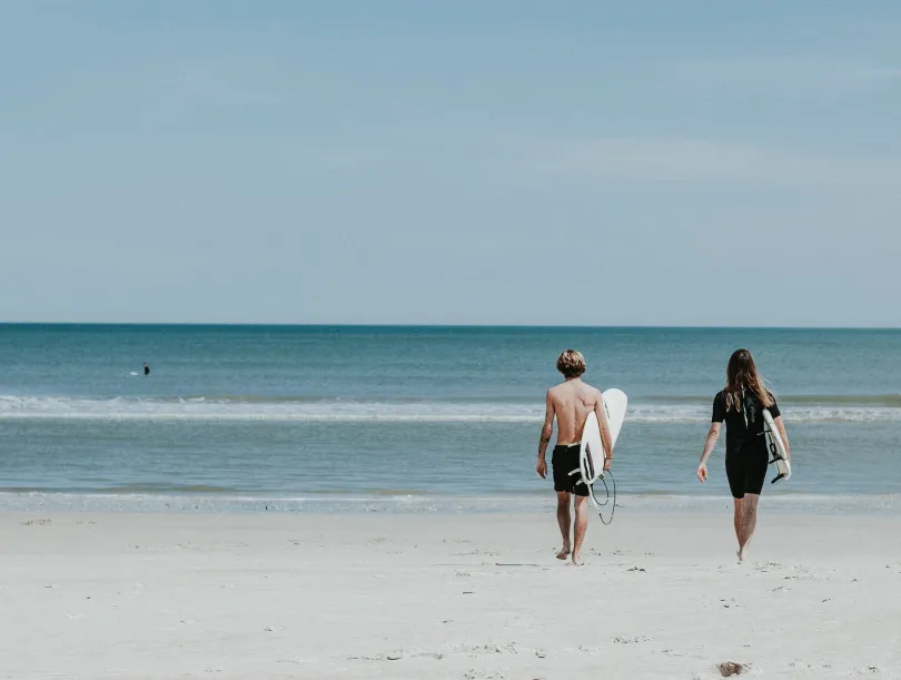 Surfing in the North Sea